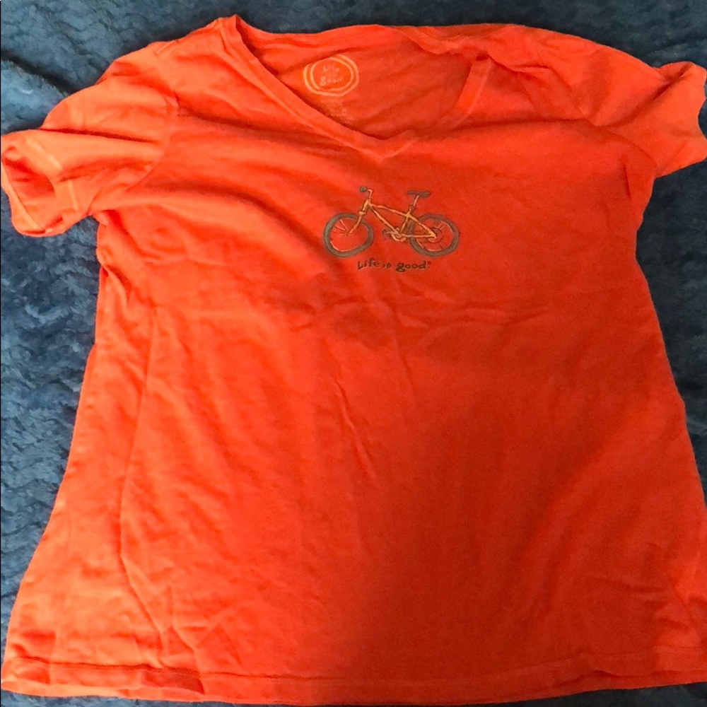 Life is good bike tee